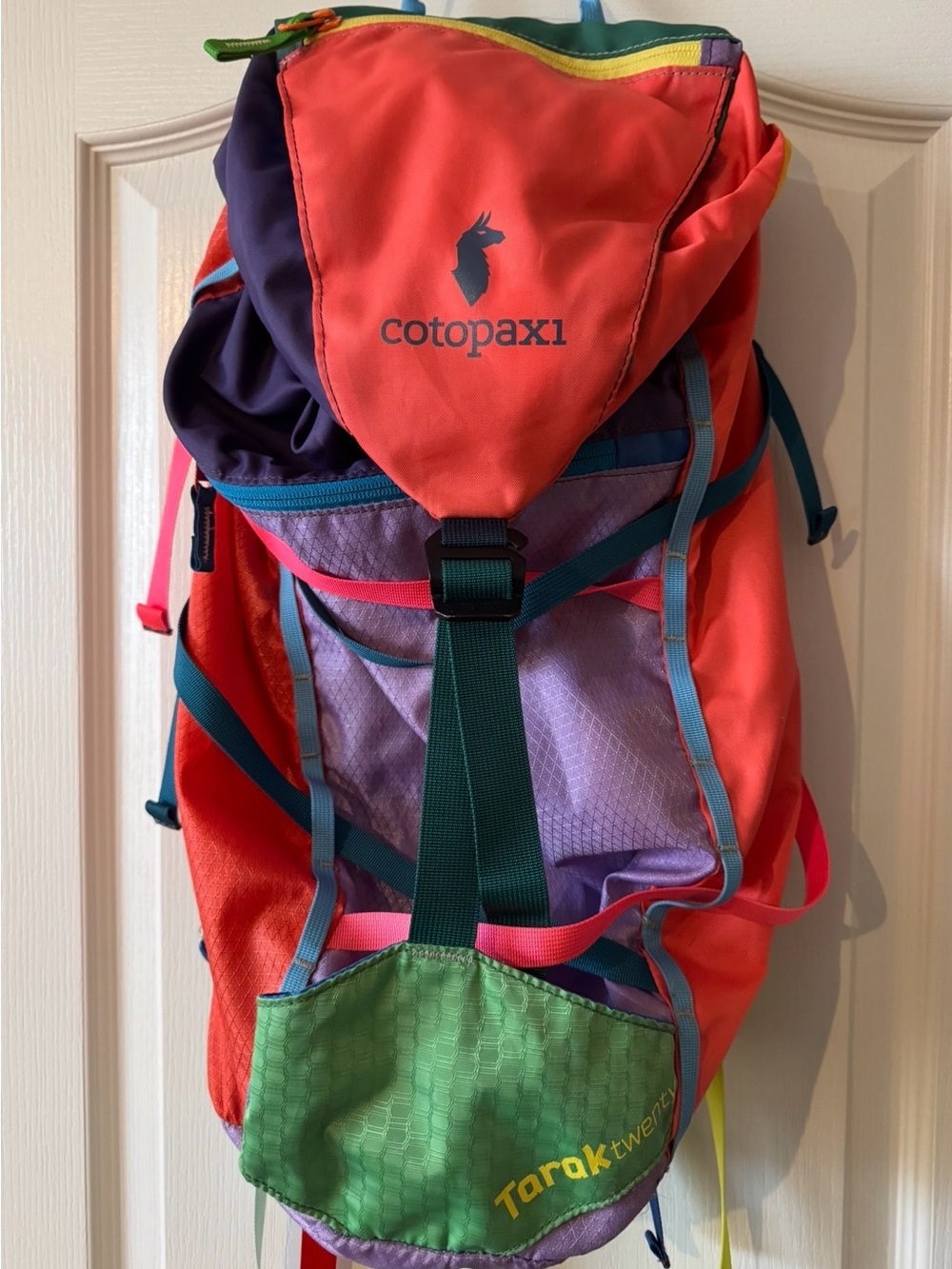 Cotopaxi Multicolor Tarpak 16L Backpack - Red/Green/Purple